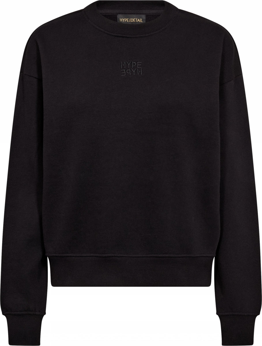 Hype The Detail Sweatshirt - Crew - Black