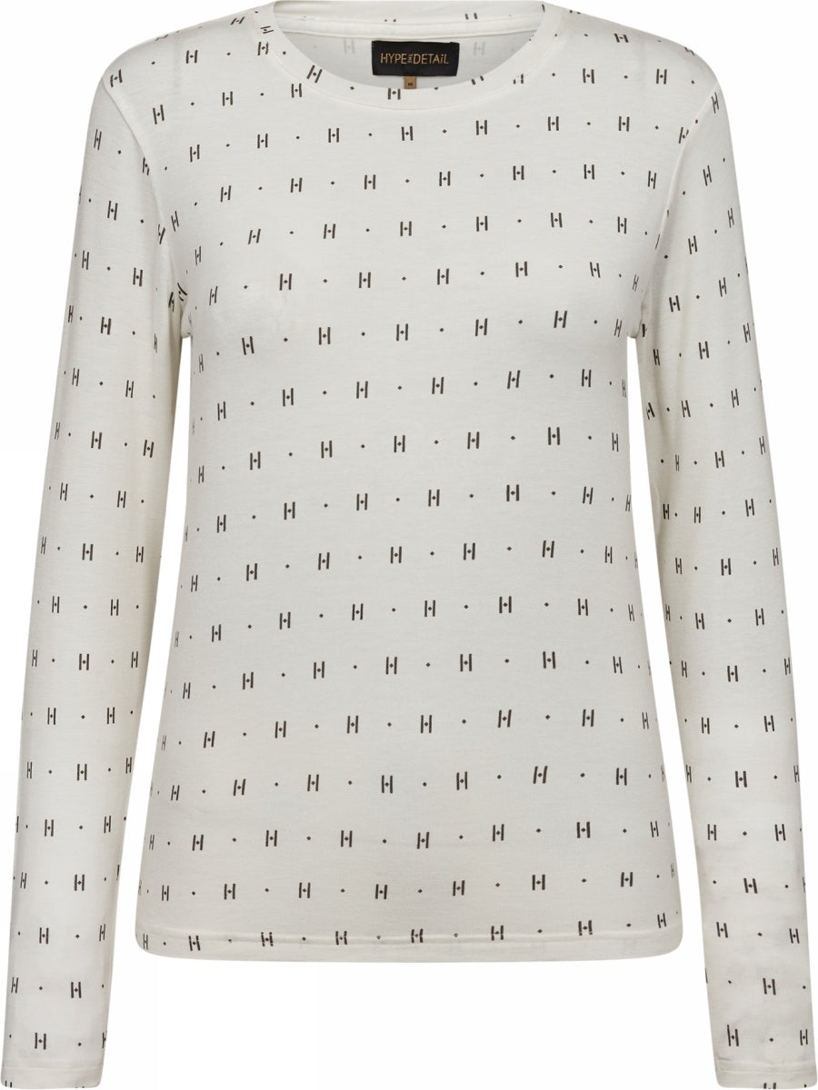 Hype The Detail Bluse - Cashmere - White