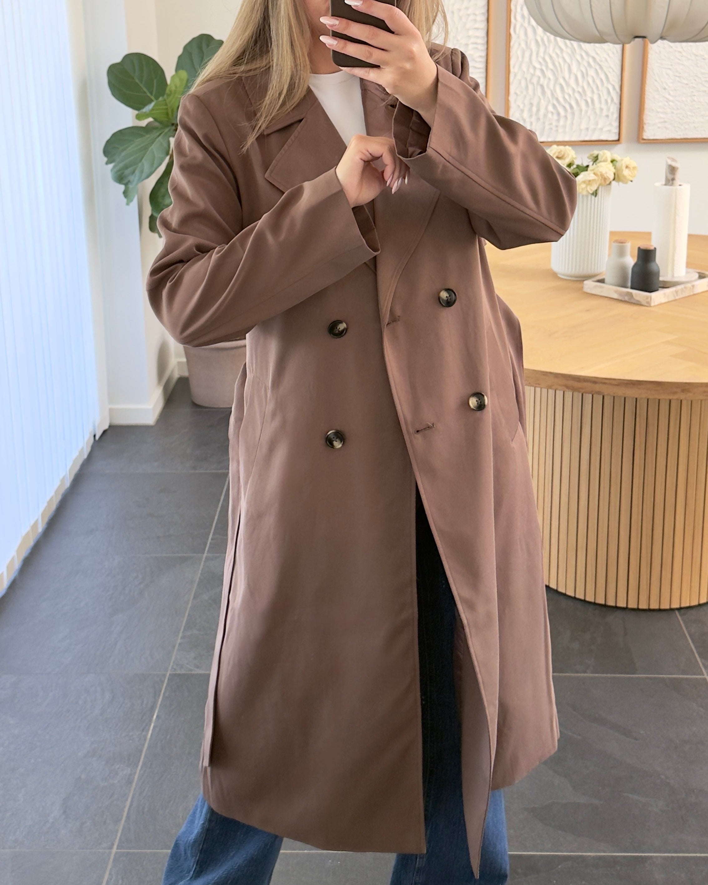 Pieces Jakke - Scarlett - Brown