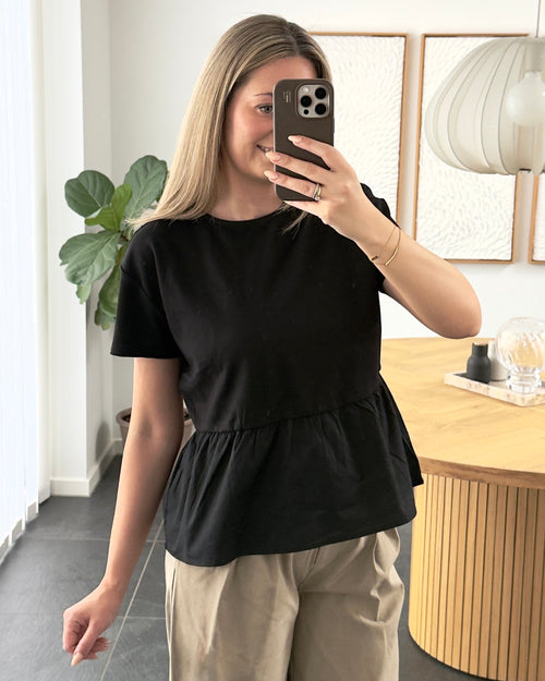 Aware T-shirt - Rosemary - Black