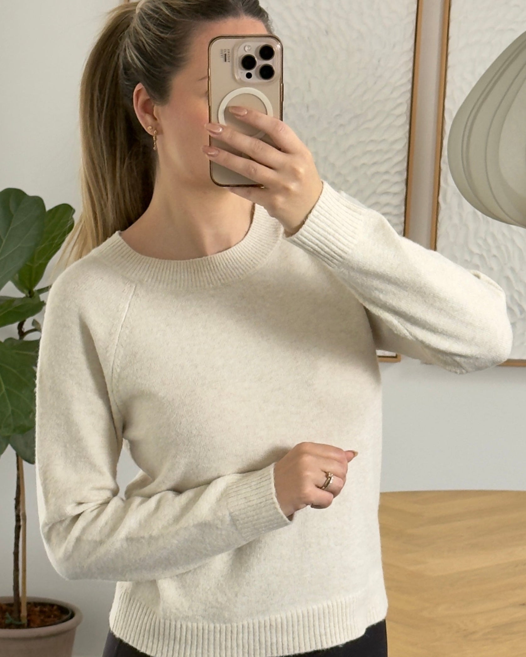 Vero Moda Strik - Doffy - Creme