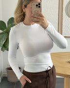 Pieces Bluse - Lula - White