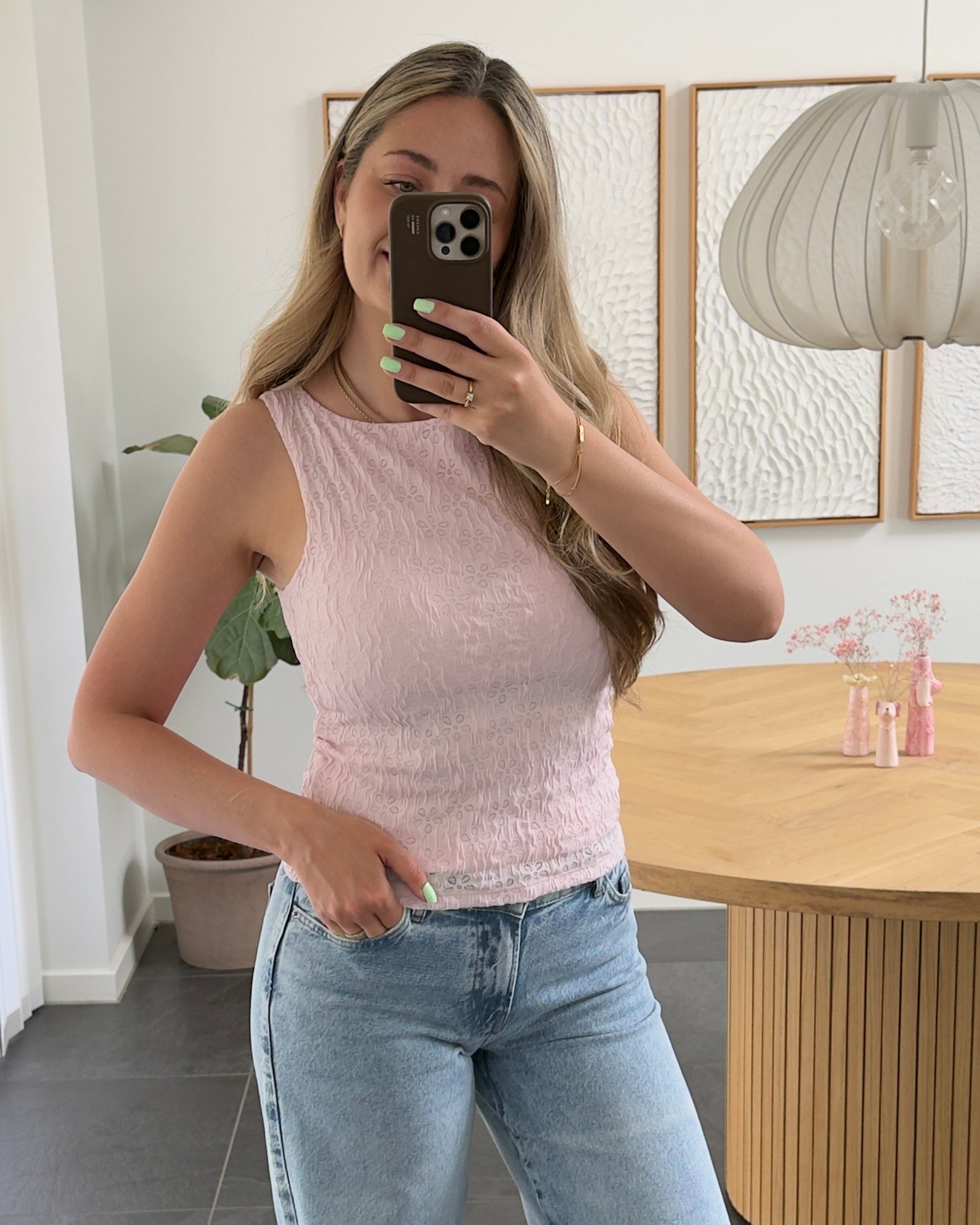 Vero Moda Top - Doris - Pink-A-Boo