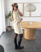 Vero Moda Kjole - Fenja - Denim - Creme