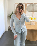 Pieces Cardigan - Baisy - Cashmere Blue
