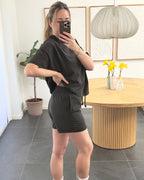 Pieces Shorts - Chilli Summer - Dark Grey