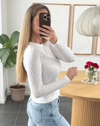 Hype The Detail Bluse - H-logo - White