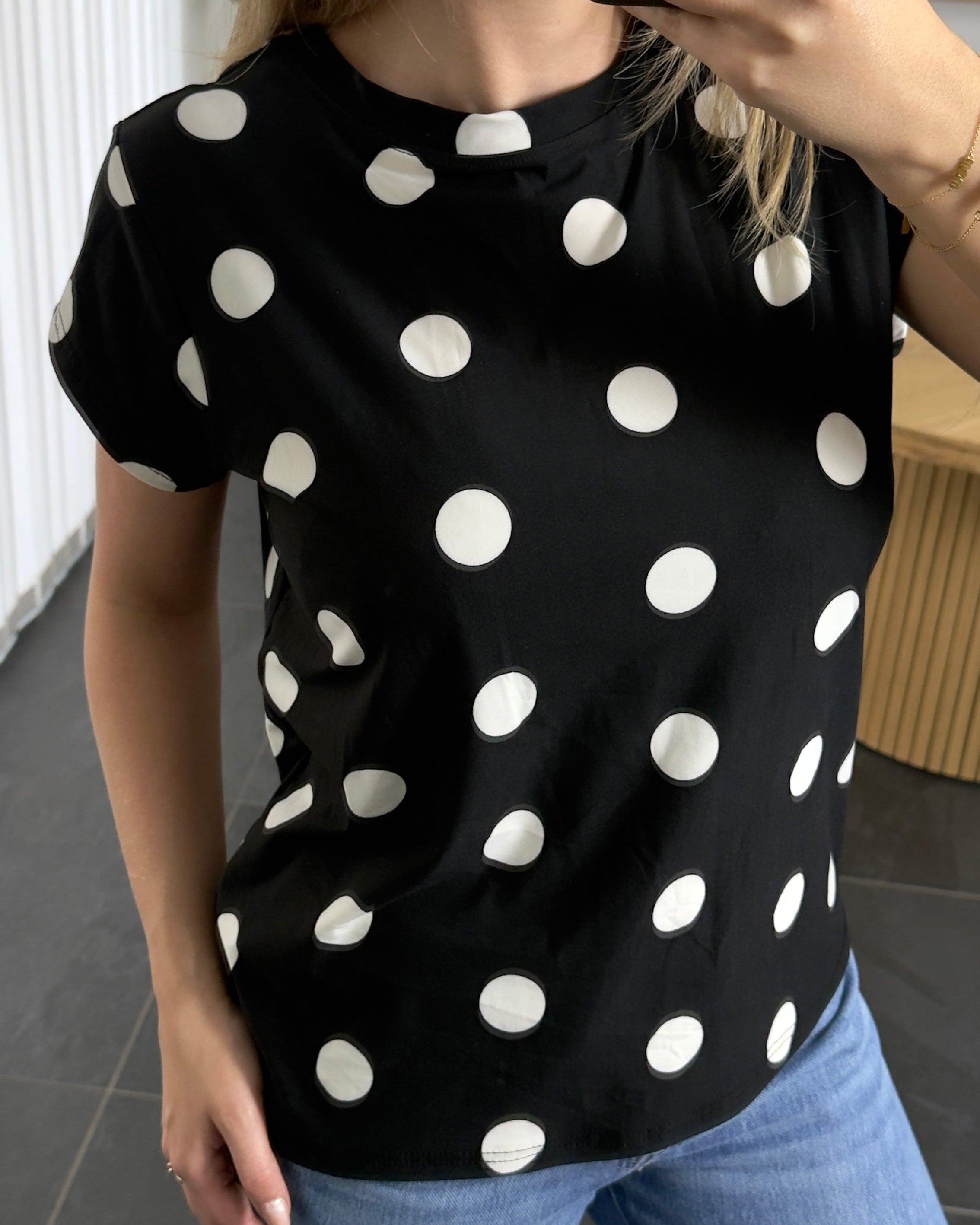 Liberte T-shirt - Alma - Black Dot
