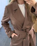 Pieces Jakke - Scarlett - Brown