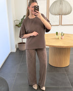 Hype The Detail Bukser - Lace pant - Brown