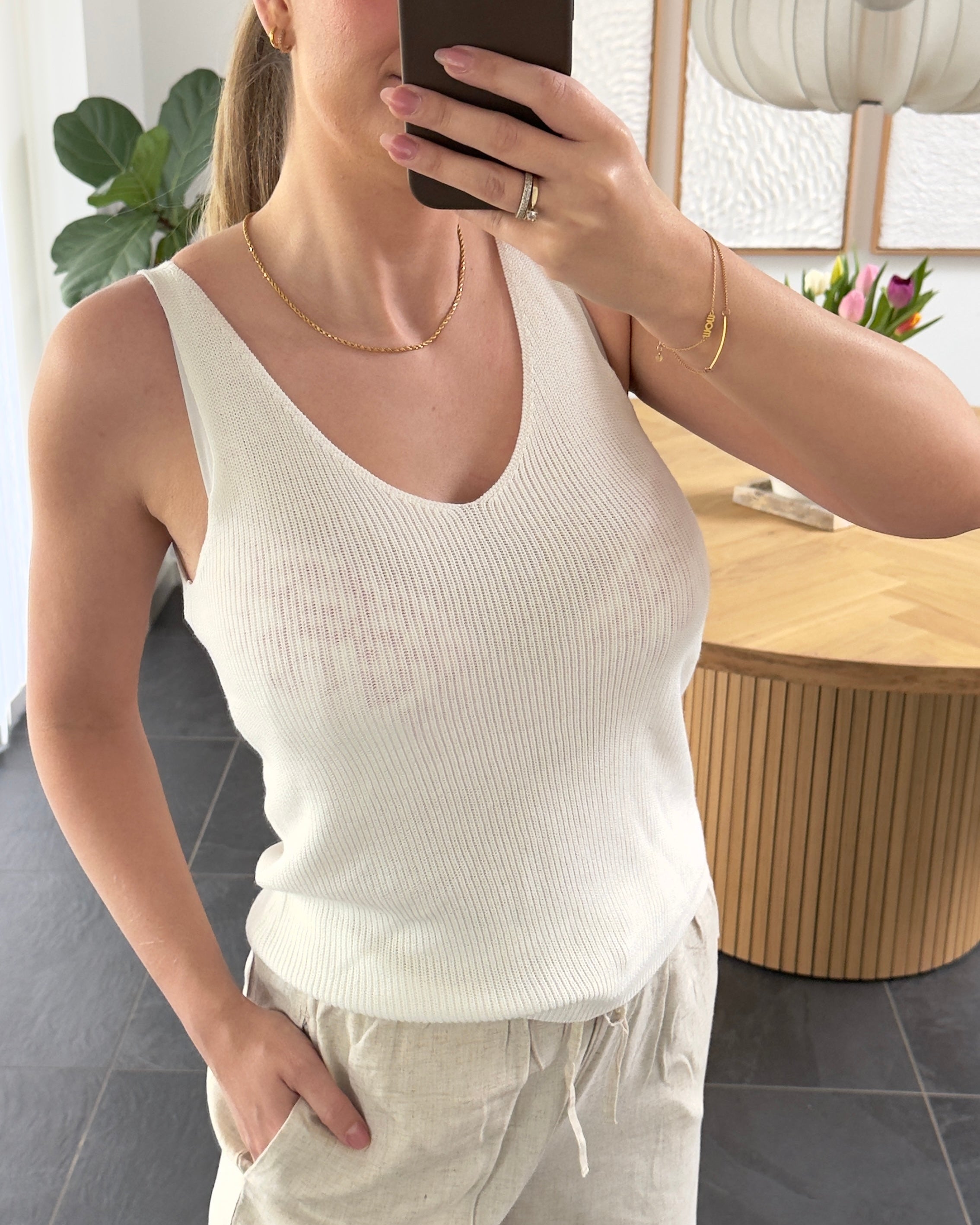 Vero Moda Top - Newlex Sun - Off White