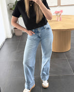 Aware Jeans - Rena MR Wide - Light Blue Denim