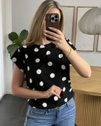 Liberte T-shirt - Alma - Black Dot