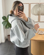 Pieces Hoodie - Bucuba - Grey
