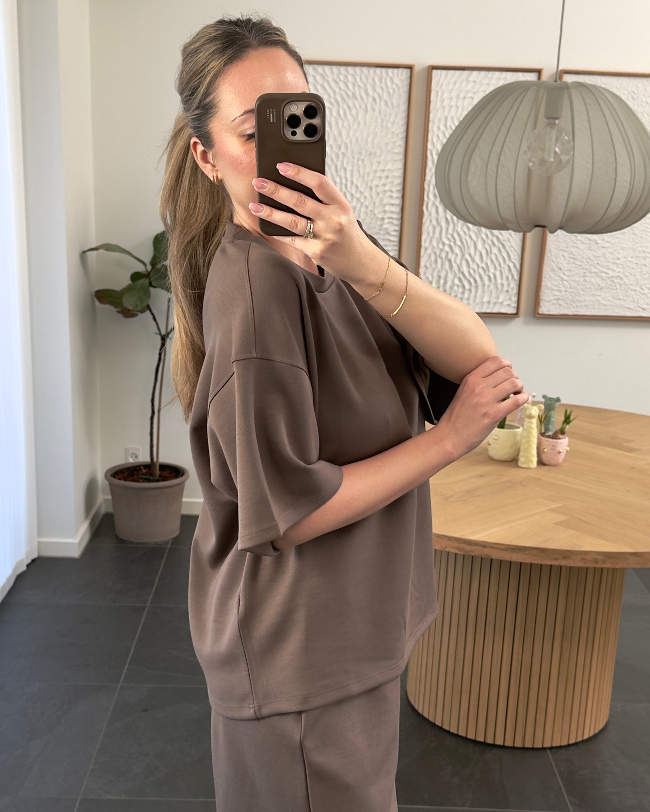 Hype The Detail T-shirt - Sweat - Brown