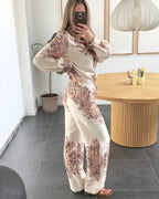 Liberte Bukser - Wennise - Creme Paisley