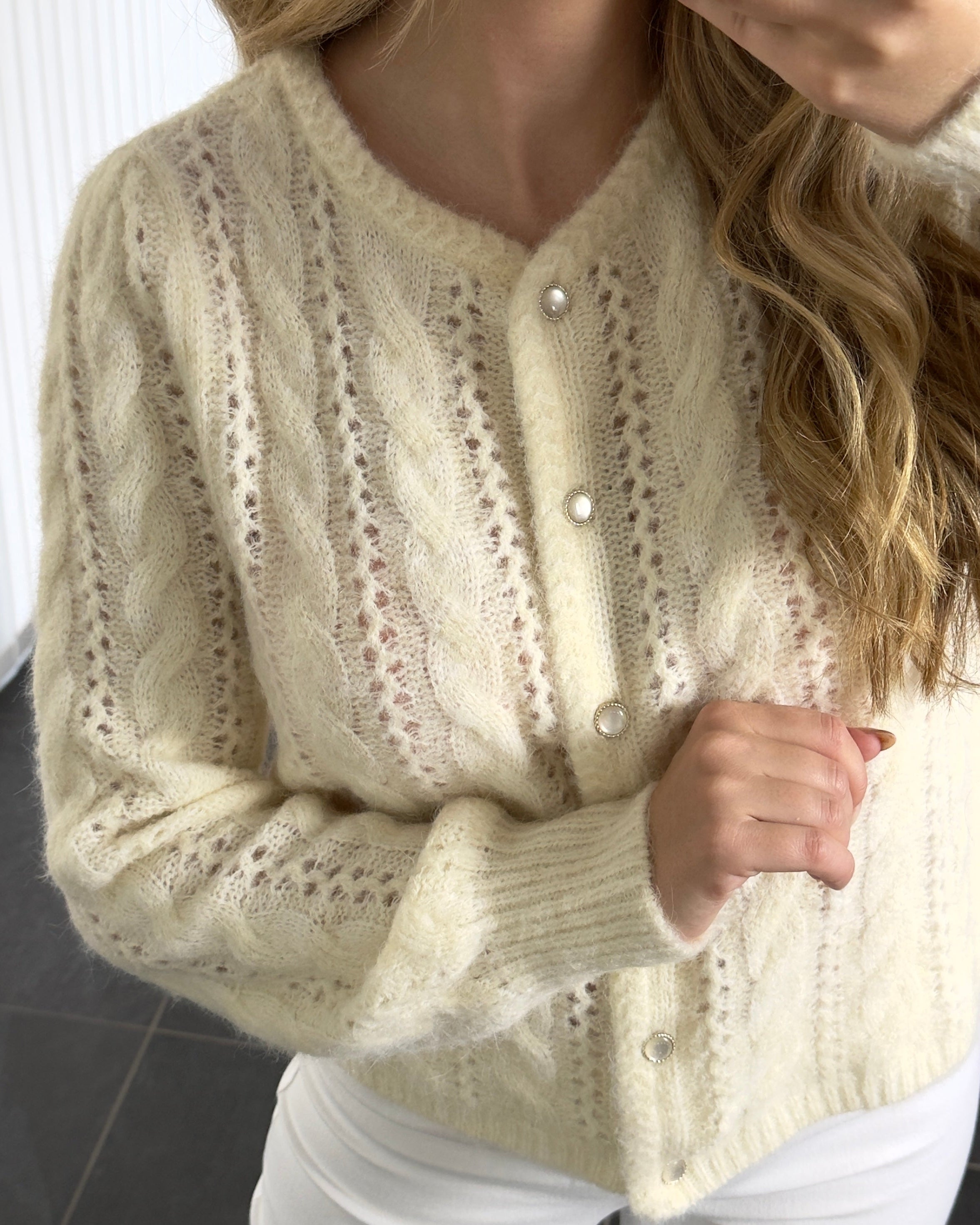 Vero Moda Cardigan - Gabrielle - Creme