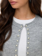 Aware Cardigan - Magalene Pearl - Grey