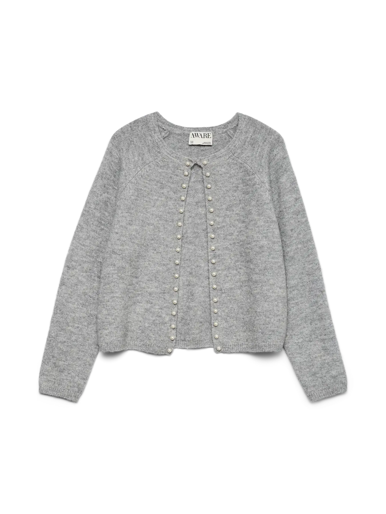 Aware Cardigan - Magalene Pearl - Grey
