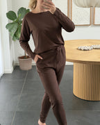 Liberte Bluse - Alma (Fleece) - Brown