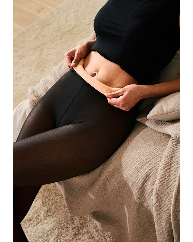 Decoy Strømpebukser - Fleece - Black