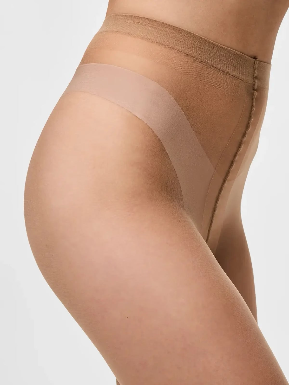 Pieces Strømpebukser - New Nicoline - 15 Denier - Tan