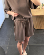 Hype The Detail Shorts - Sweat - Brown