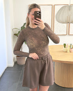 Hype The Detail Bluse - Blonde - Brown