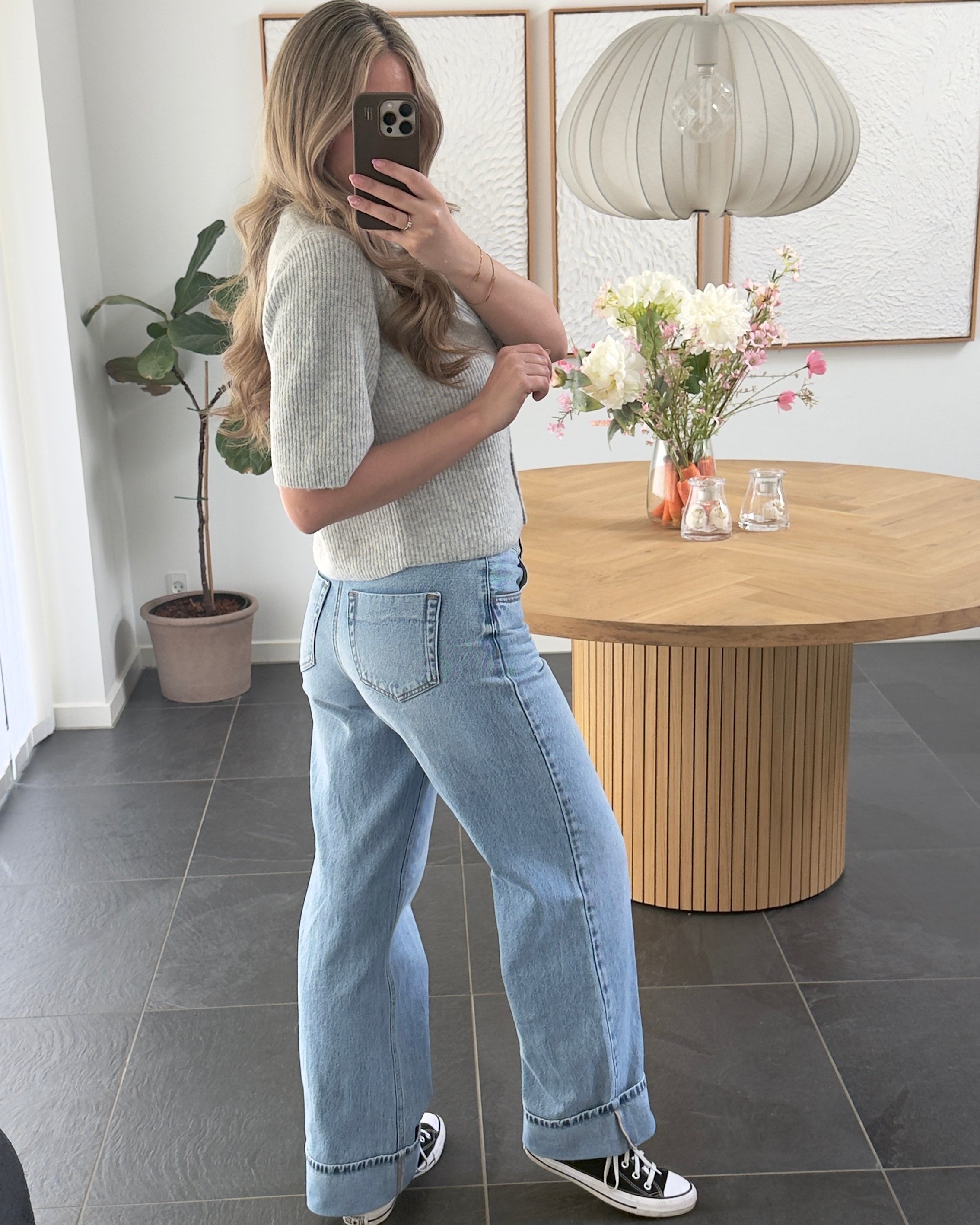 Pieces Cardigan - Silly - Light Grey Melange