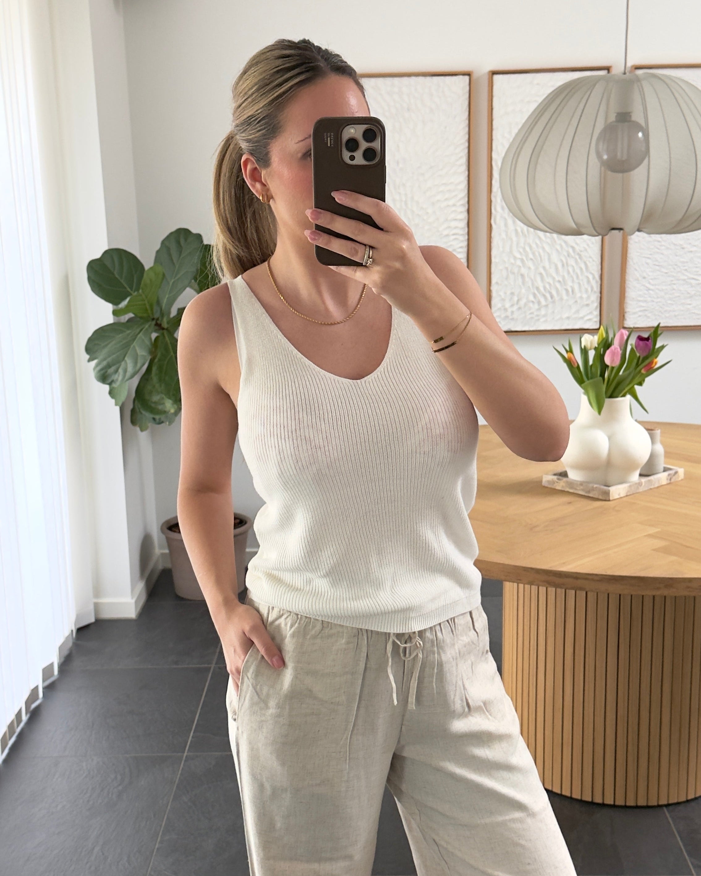 Vero Moda Top - Newlex Sun - Off White