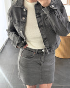 Vero Moda Nederdel - Tessa - Denim - Grey