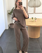 Hype The Detail Bukser - Lace pant - Brown