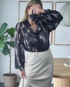 Sisters Point Bluse - Virsa-sh8 - Grey