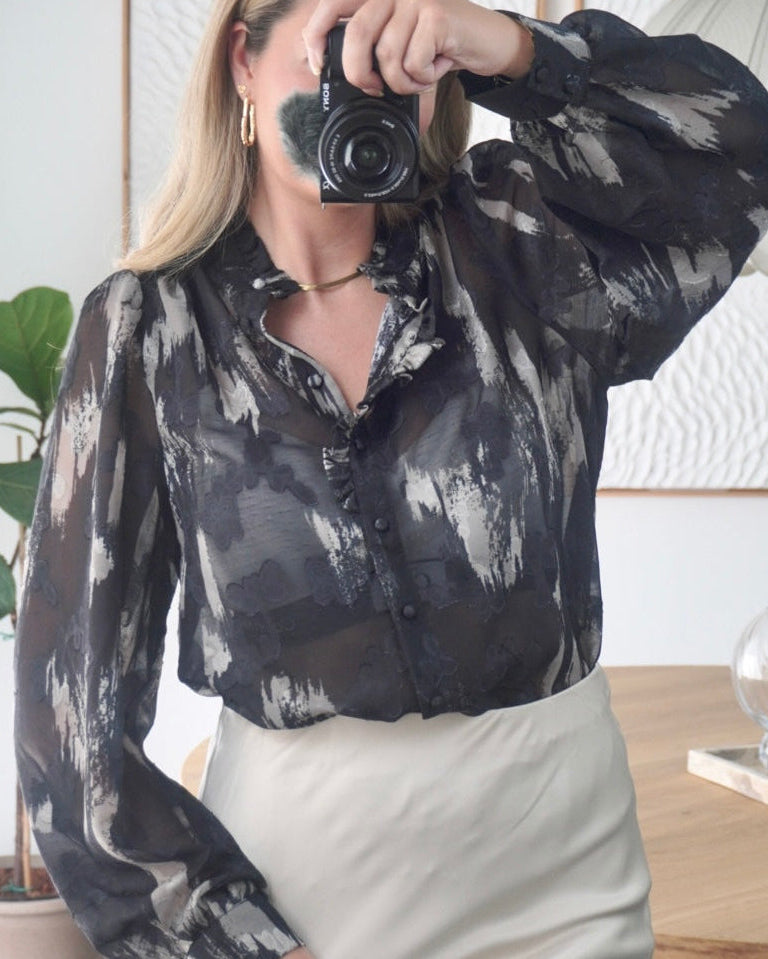 Sisters Point Bluse - Virsa-sh8 - Grey