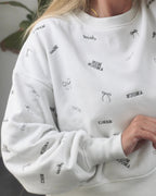Sisters Point Sweatshirt - Hike-swe10 - Creme