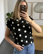 Liberte T-shirt - Alma - Black Dot