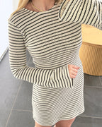 Vero Moda Kjole - Ohia - Birch/Black