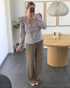 Liberte Bukser - Freddy Wide - Nougat Brown