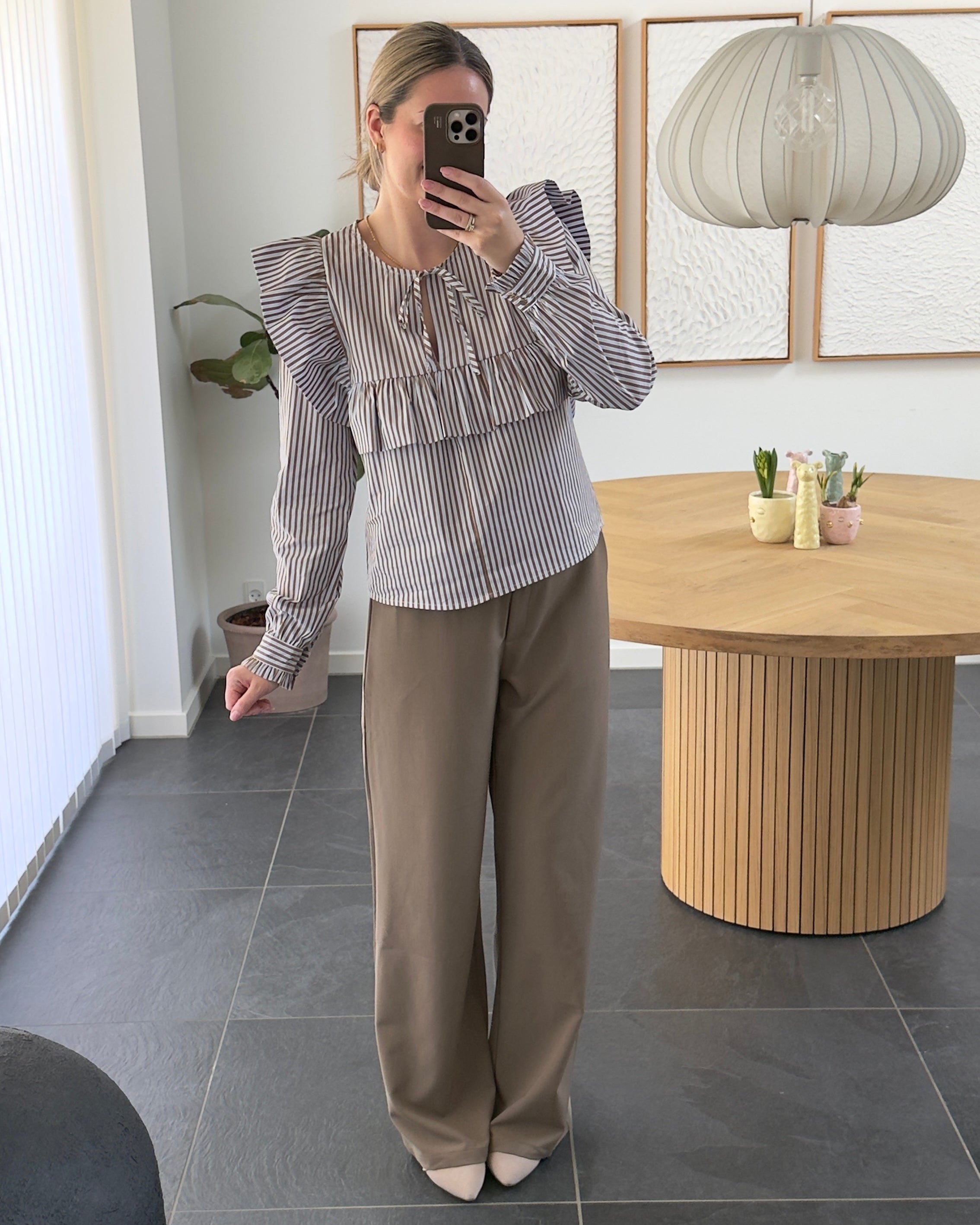 Liberte Bukser - Freddy Wide - Nougat Brown