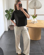 Pieces T-shirt - Chilli Summer - Dark Grey