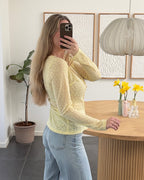 Pieces Cardigan - Baisy - French Vanilla