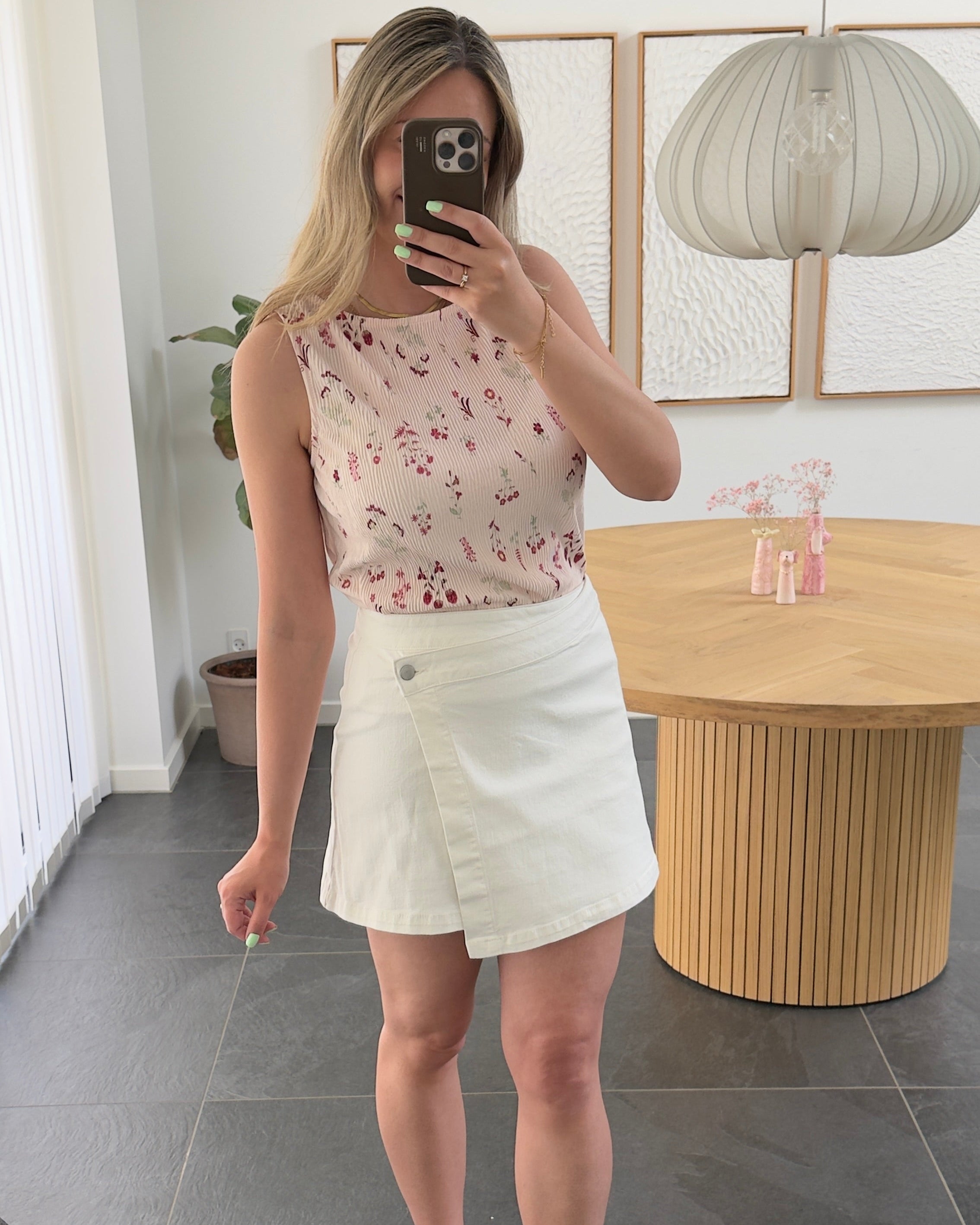 Vero Moda Nederdel - Bella Wrap - Snow White