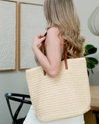 Vero Moda Taske - Sisso Beach Bag - Creme Brulee