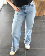 Aware Jeans - Rena MR Wide - Light Blue Denim