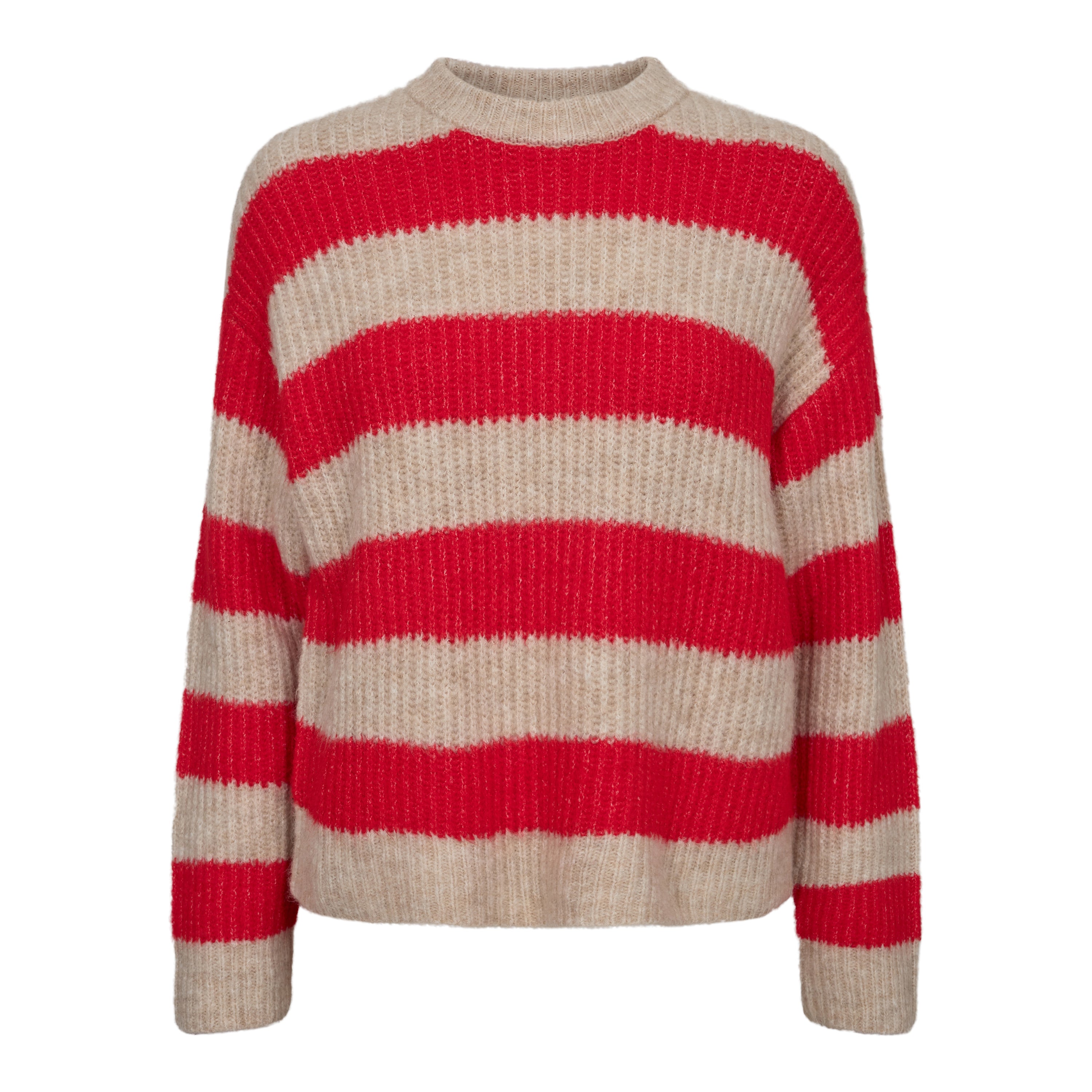 Liberte Strik - Fro-pullover - Red/Beige