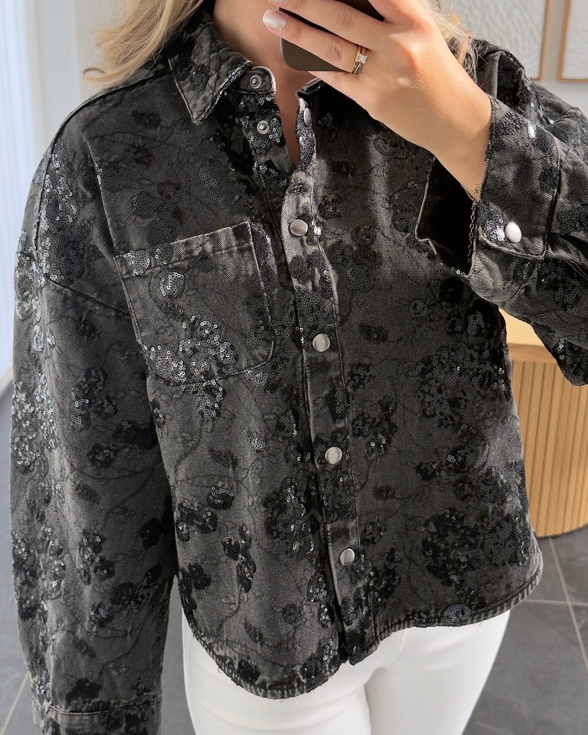 Noella Bluse - N-Lirinnah - Grey Wash