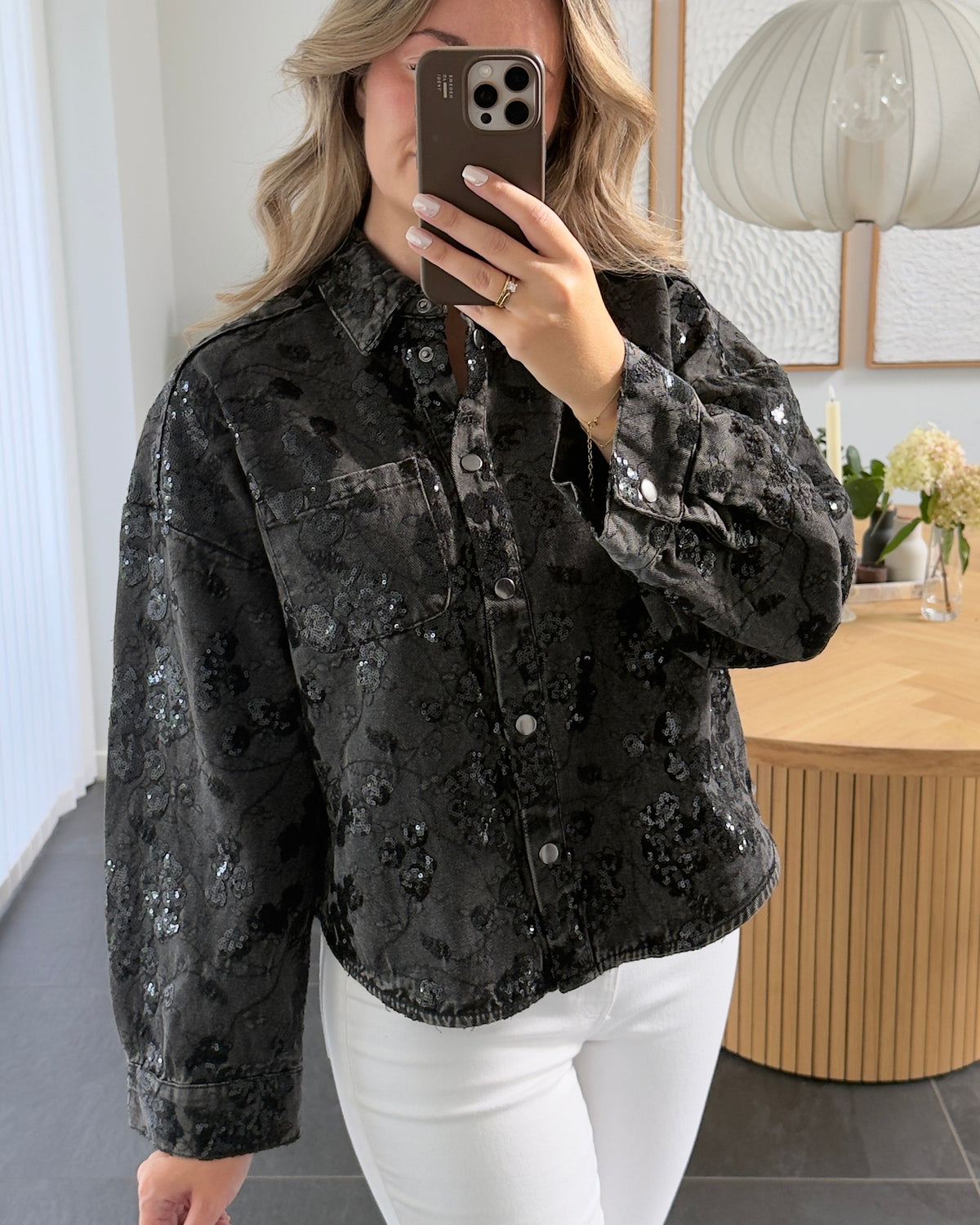 Noella Bluse - N-Lirinnah - Grey Wash