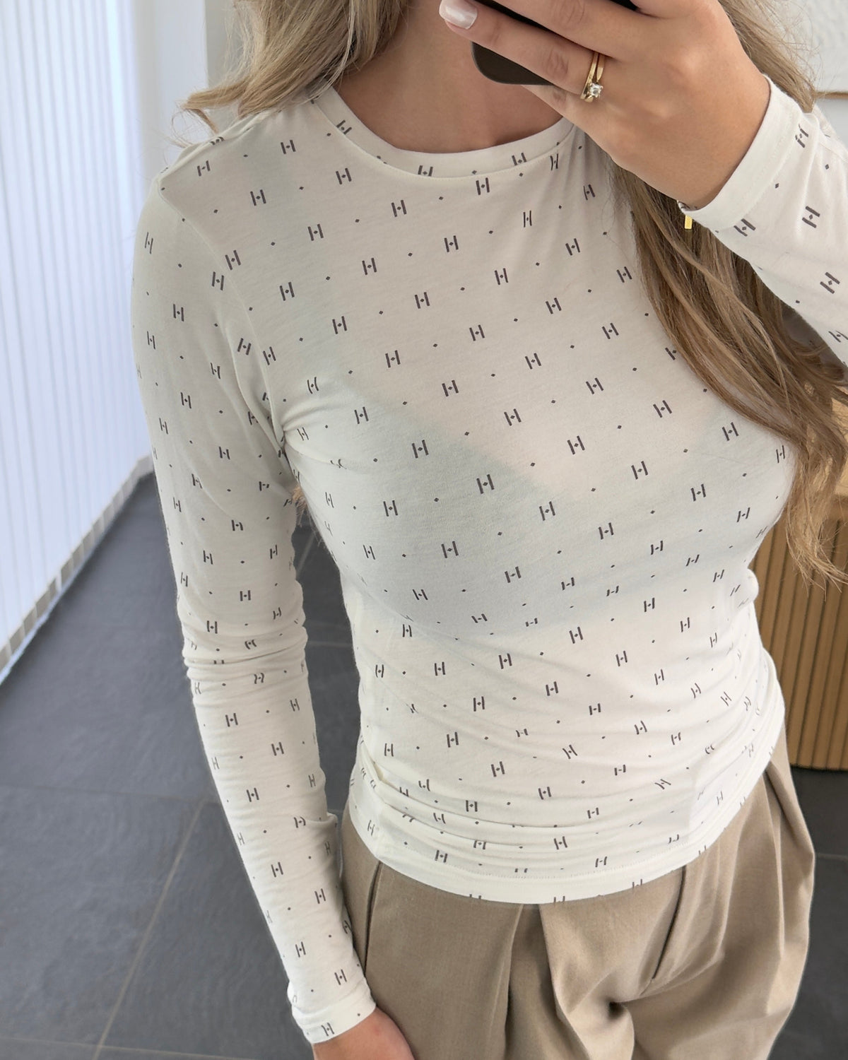 Hype The Detail Bluse - Cashmere - White