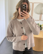 Hype The Detail Cardigan - Sand
