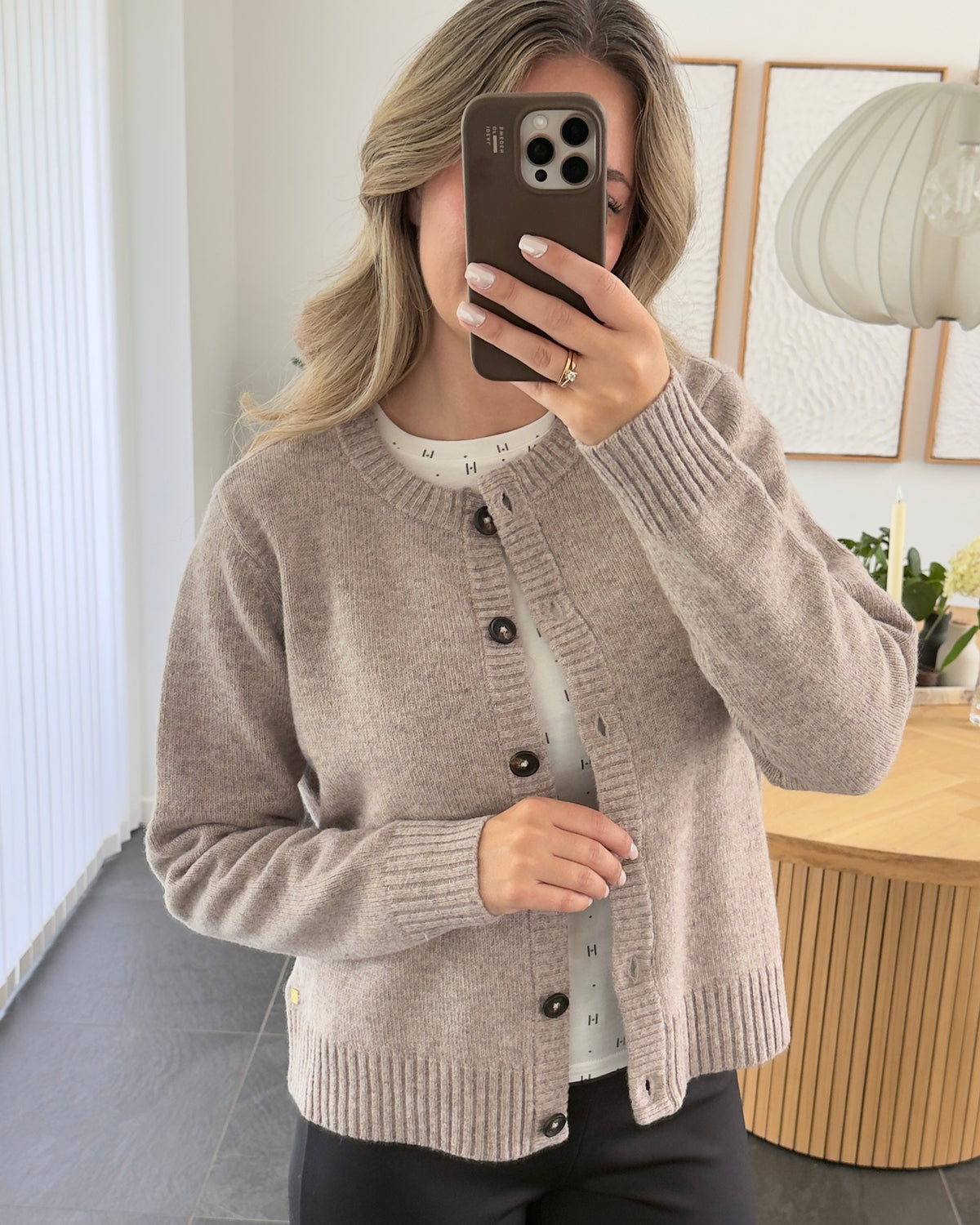Hype The Detail Cardigan - Sand